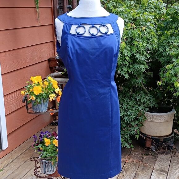 ALFANI Cotton Sheath Dress - Picture 1 of 8
